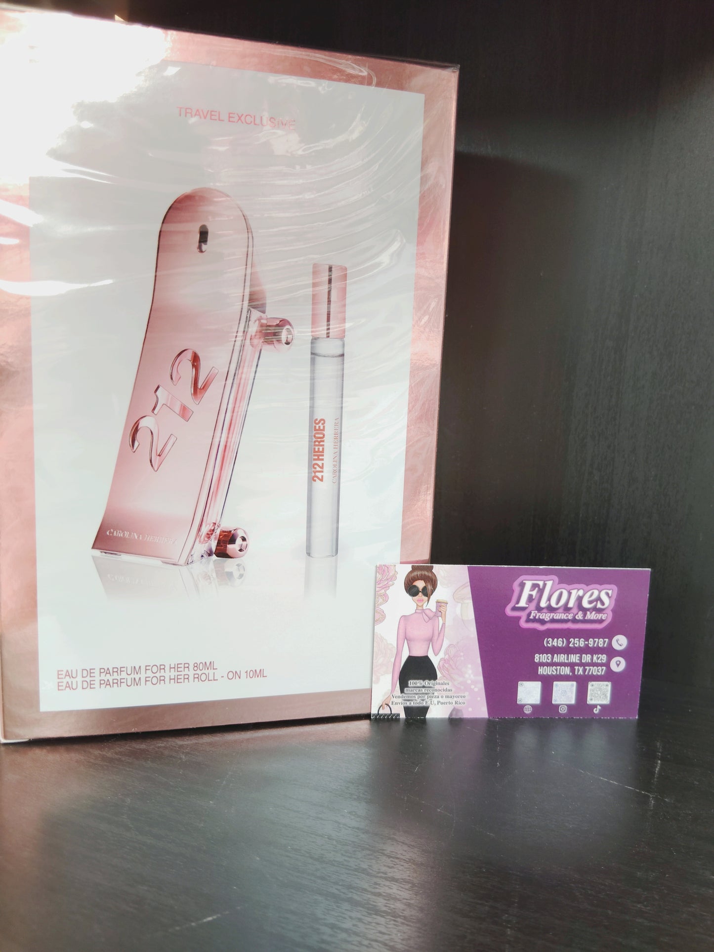 212 HEROES TRAVEL EXCLUSIVE CAROLINA HERRERA