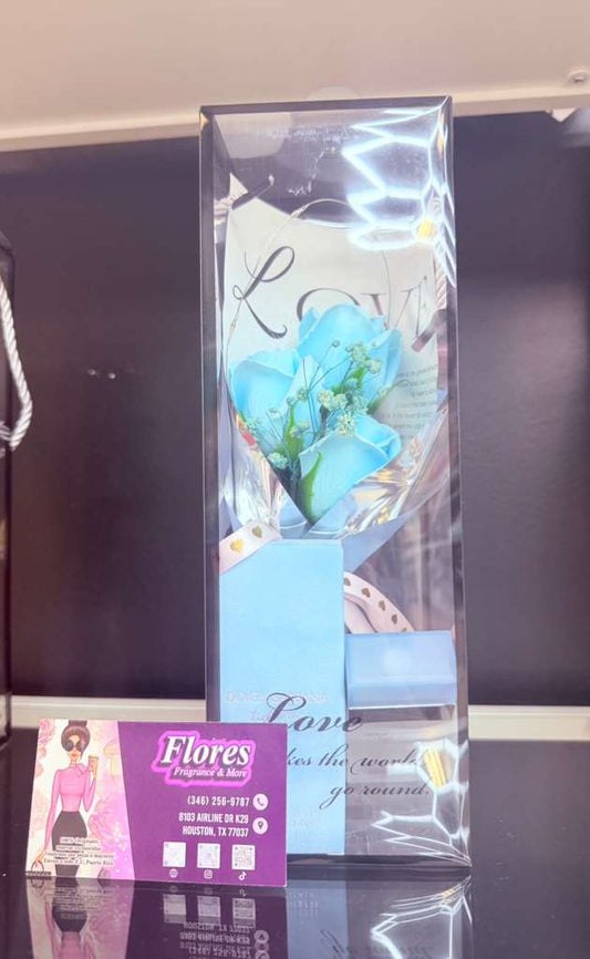 ARREGLO FLORAL AZUL DOLCE GABBANA LIGTH BLUE