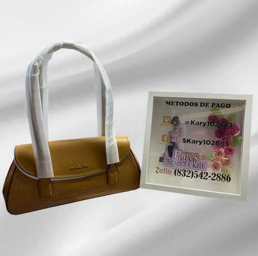 Brown leather bag