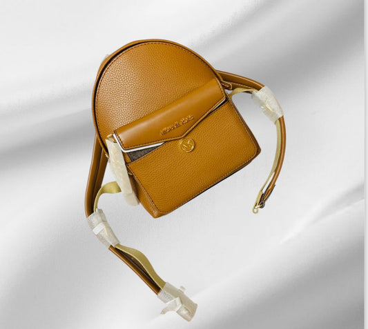 Mini backpack brown