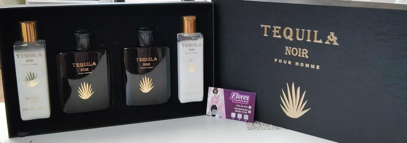 SET TEQUILA "NOIR" POUR HOMME