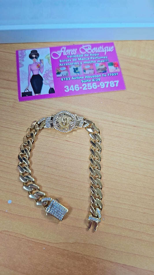 Versace style Gold bracelet