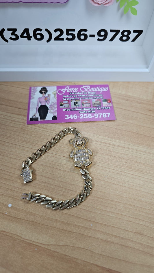 Gold Bear bracelet