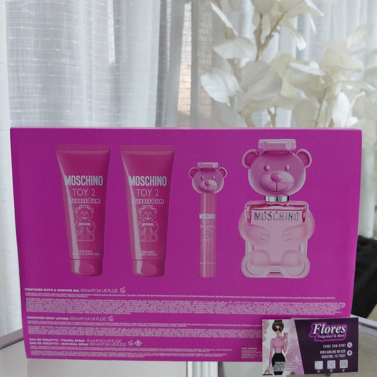 SET "BUBBLE GUM" TOY 2 MOSCHINO