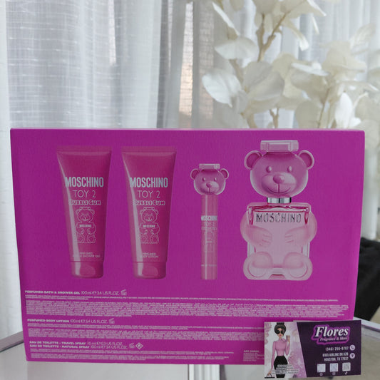 SET "BUBBLE GUM" TOY 2 MOSCHINO