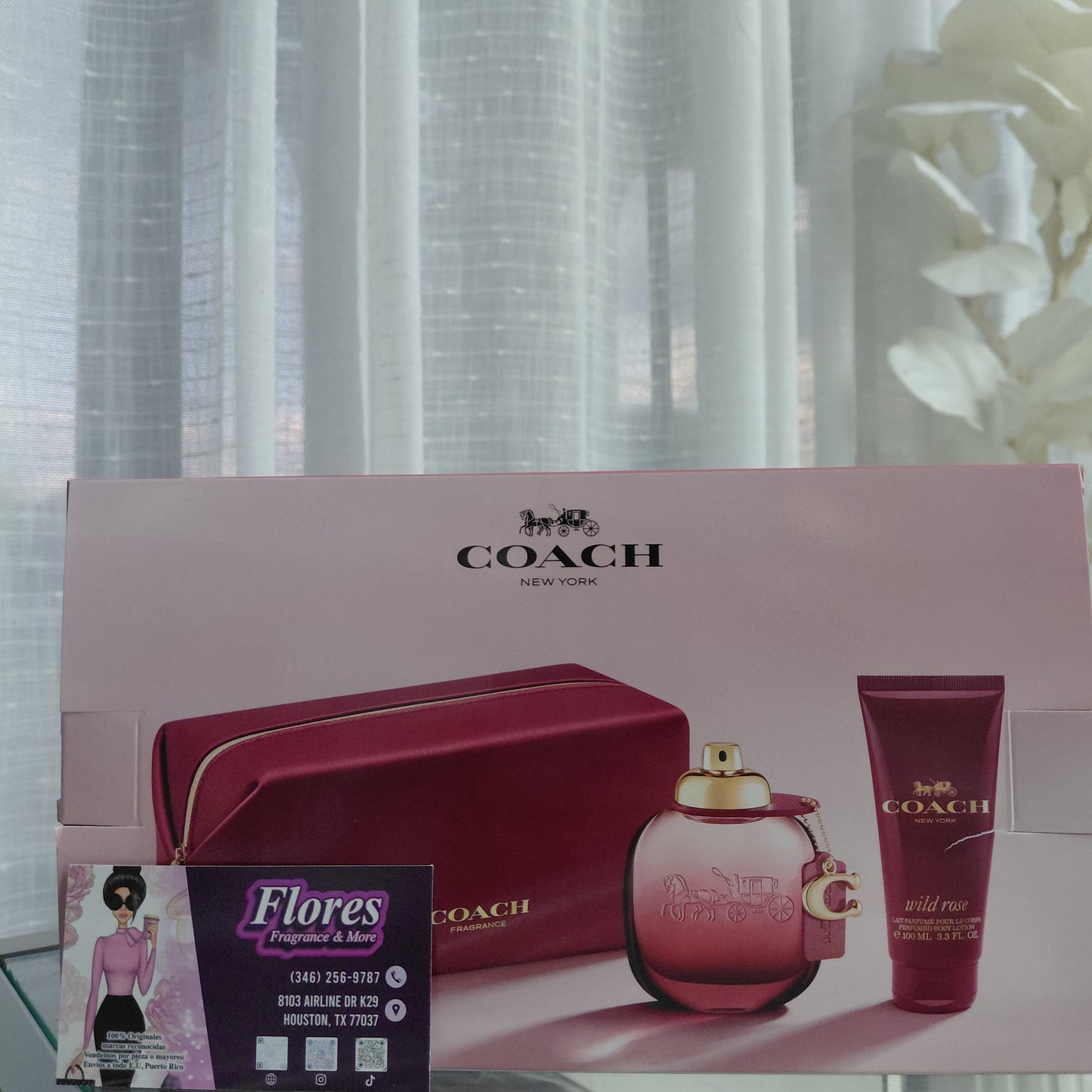 SET COSMETIQUERA "WILD ROSE" COACH