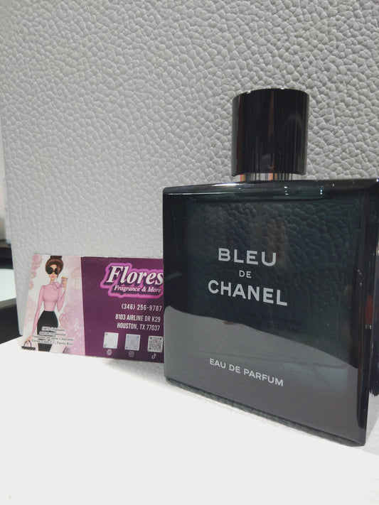 TESTER BLUE DE CHANEL PARIS EAU DE PARFUM 3.4 FL OZ